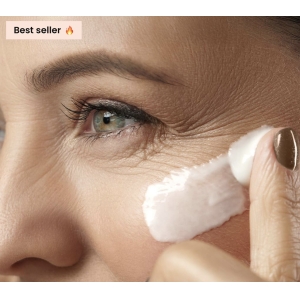 Set with single-use pouches – a face cream with tea tree extract for mature skin