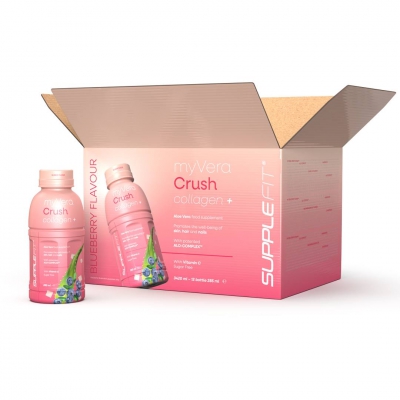 MYVERA CRUSH Collagen + | toidulisand 285 ml pudelites (12-pack) - 3420 ml