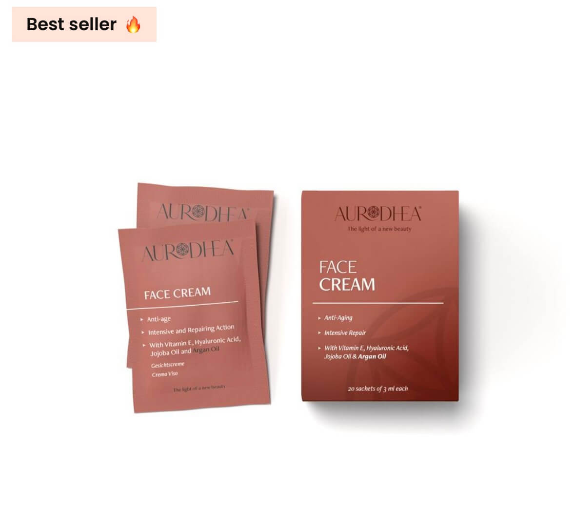 Single-Serve Sachet Set – Argan Oil Face Cream