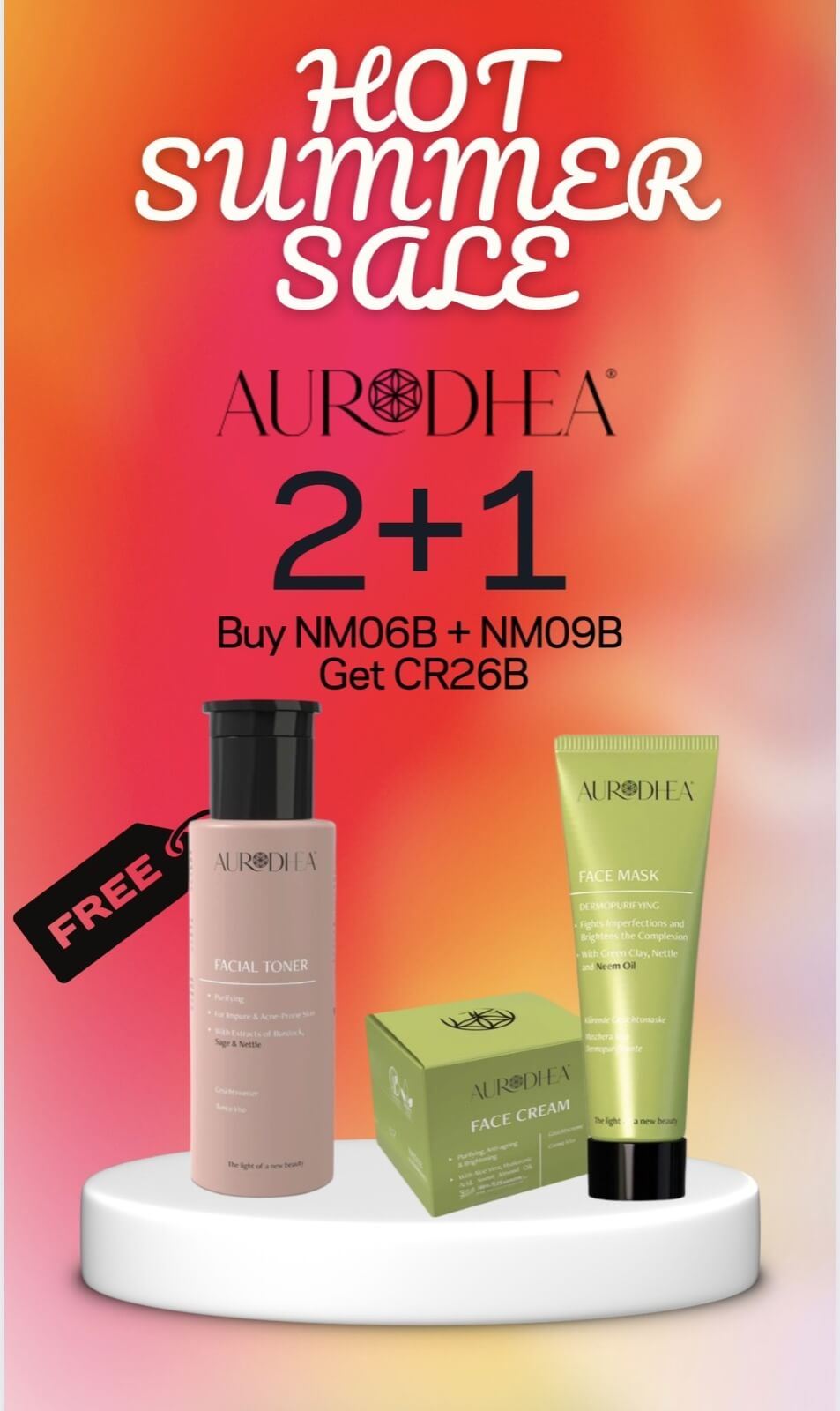 Clear Skin Set 2+1