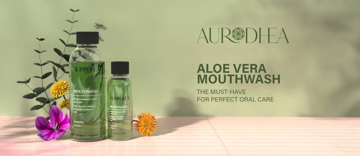 Enhance your daily routine with the new Aurodhea Mouthwash!