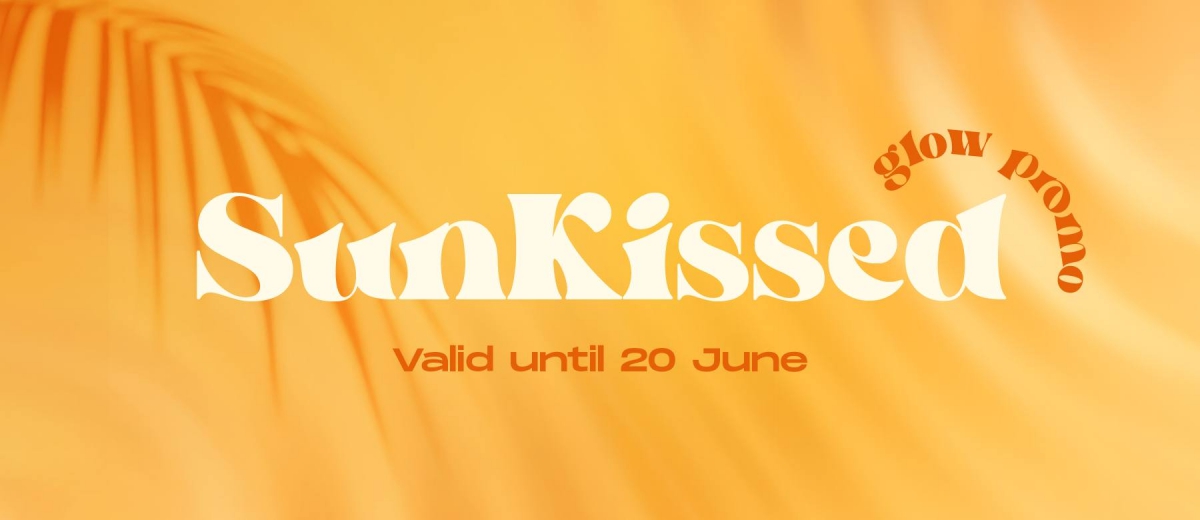 It's time to shine with our Sunkissed Glow Promo!